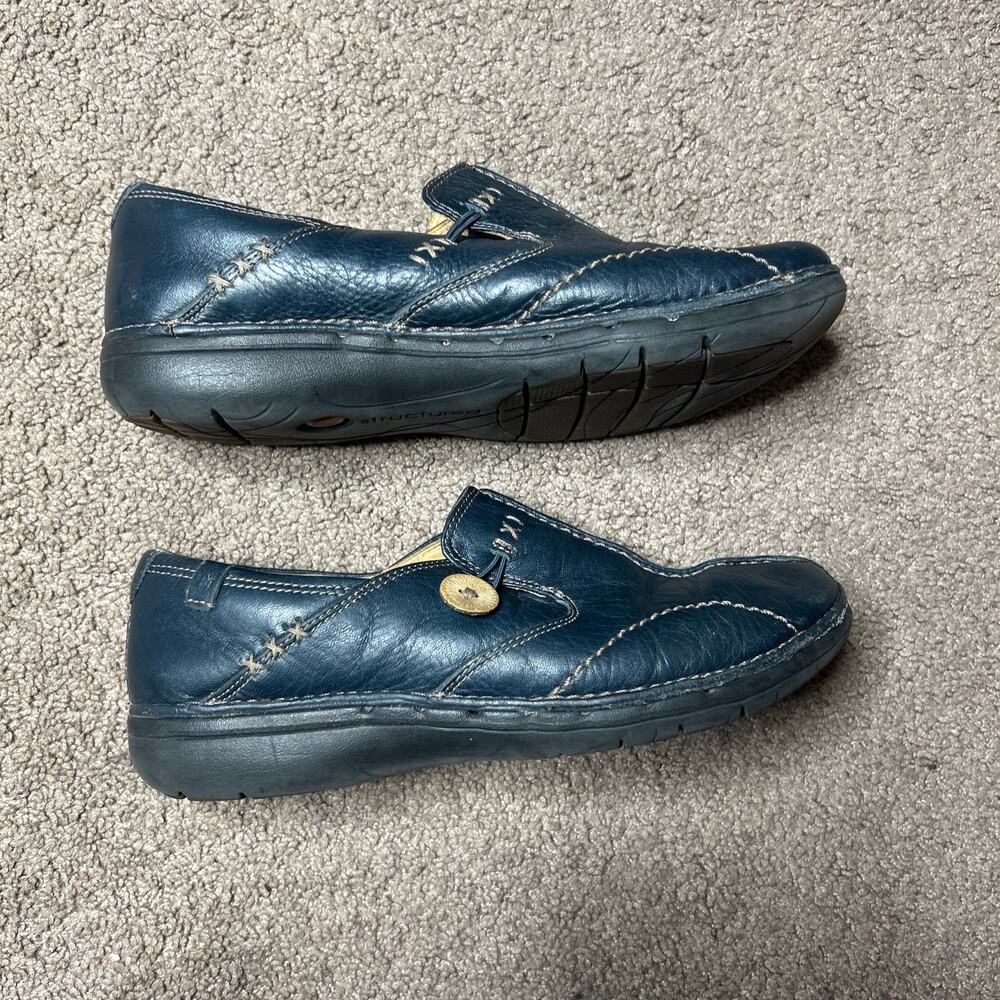 Clarks Unstructured Un.Loop Womans 7w Leather Sli… - image 4
